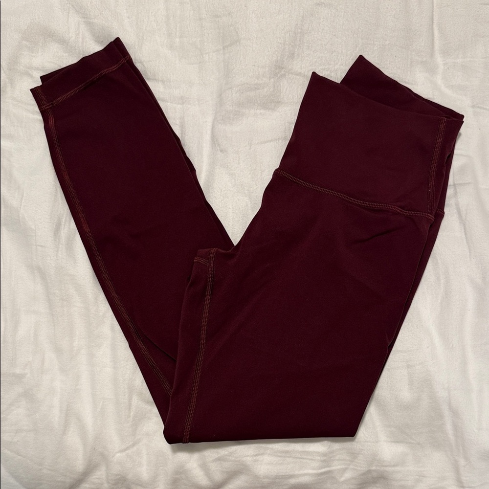lululemon athletica Burgundy Leggings